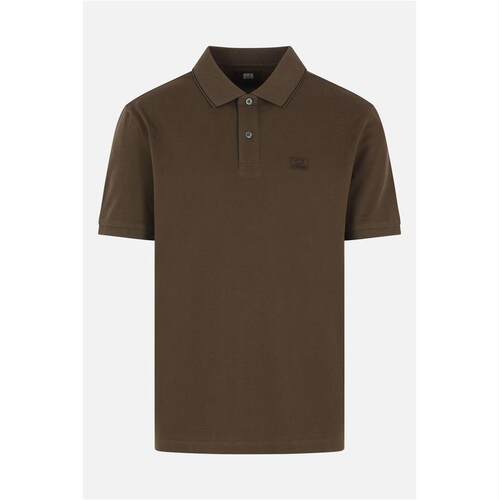 C.P. Company 男士 SS26 POLO衫 and Polos T恤绿色上衣