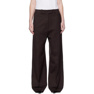 The Frankie Shop 女士 长裤 棕色 Brickell 长裤