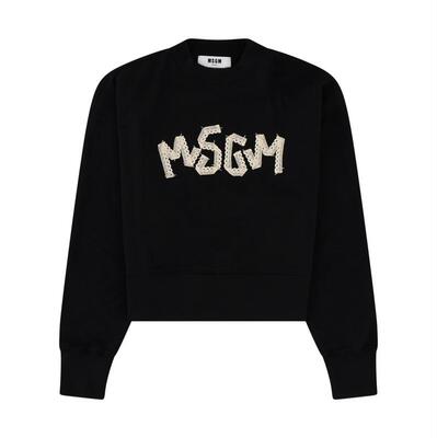 MSGM 女士 SS26 卫衣 FELPA CON 徽标