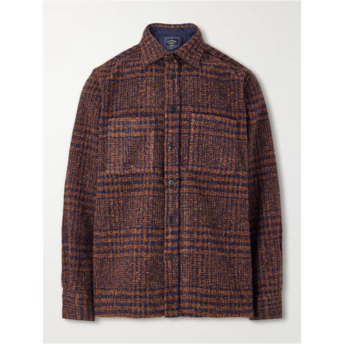 PORTUGUESE FLANNEL 男士 SS27 夹克 Polaris 格纹花呢衬衫式