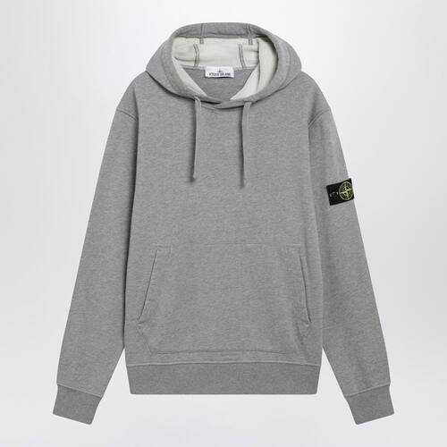 Stone Island 石头岛 男士 FW26 卫衣 灰色混杂棉质连帽衫