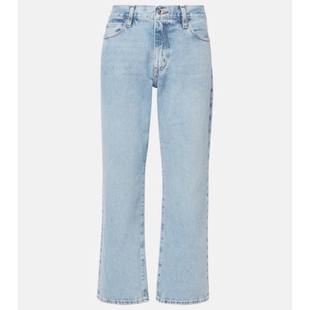 高腰直筒牛仔裤 FRAME Hang 牛仔长裤 女士