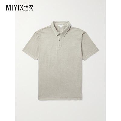 James Perse 男款Supima 棉针织Polo衫 迷衣时尚