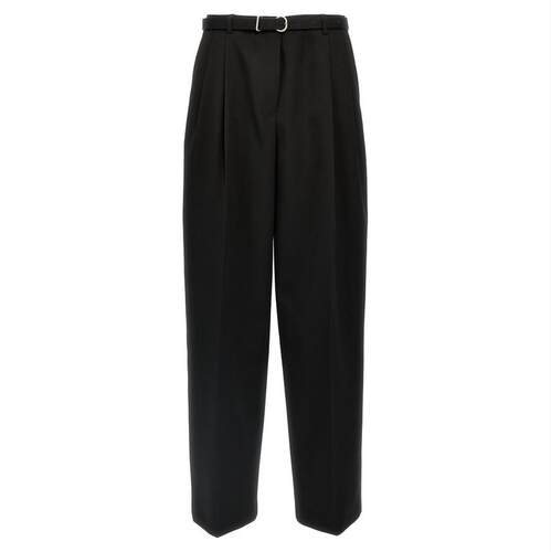 Jil Sander 吉尔·桑达 女士 SS25 长裤 腰带细节休闲裤