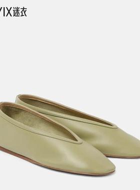 LE MONDE BÉRYL 女款Luna 皮质芭蕾舞鞋 迷衣时尚