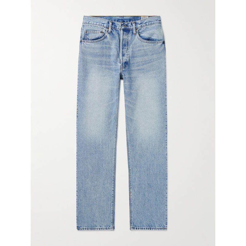 ORSLOW 男士 牛仔长裤 105 直筒牛仔裤