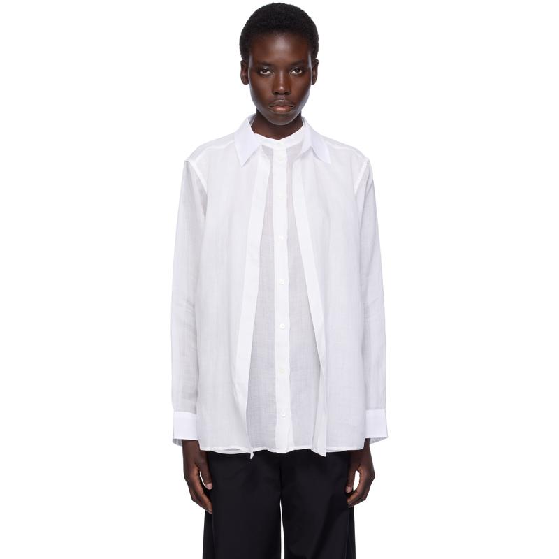 TOTEME 女士 衬衫 白色 Double Collar 衬衫