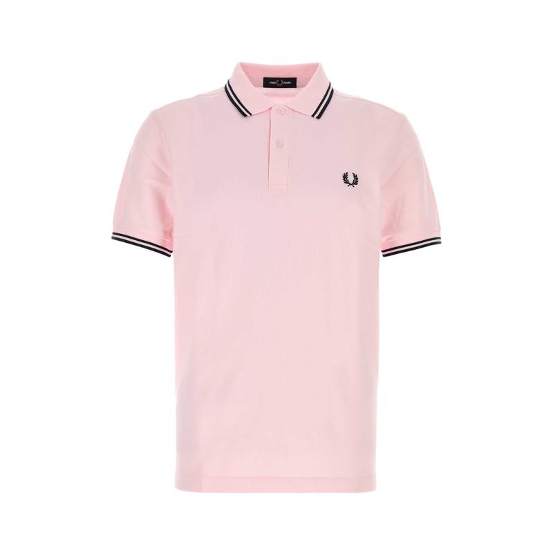 Fred Perry 弗莱德.派瑞 男士 FW26 POLO衫 piquet 浅粉色图片