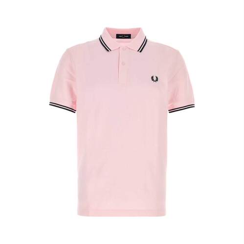 Fred Perry 弗莱德.派瑞 男士 FW26 POLO衫 piquet 浅粉色