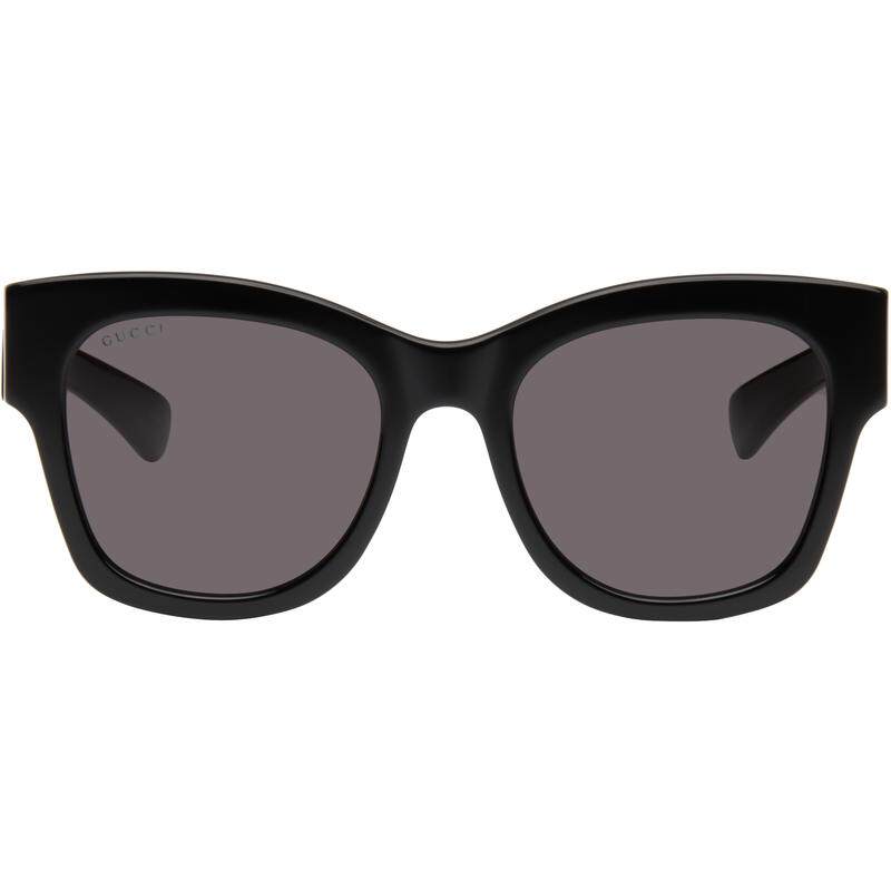 Gucci古驰女士 春夏新品 太阳镜 黑色 Butterfly Frame 太阳镜