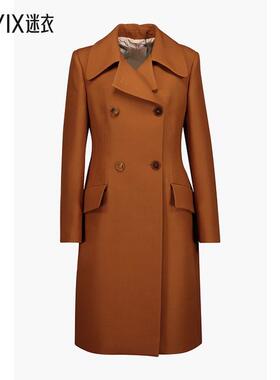 Roksanda Ilincic 女士 Newell 羊毛真丝混纺斜纹布大衣 迷衣时尚