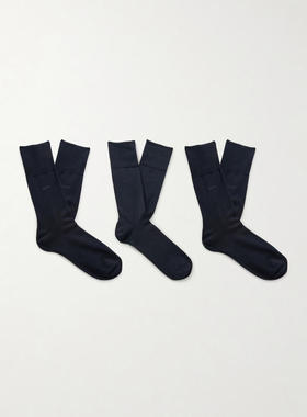 CDLP 男士 SS26 袜子 Pack Six 混纺棉袜子