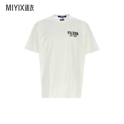 [秋冬新品]Junya Watanabe 男款白色棉质T恤 迷衣时尚