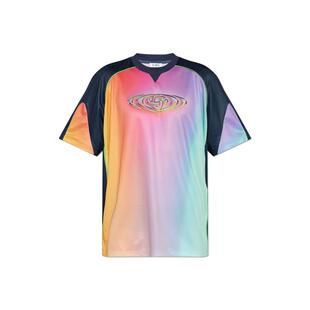 Casablanca 男士 SS26 T恤 卡萨布兰卡短袖渐变