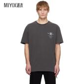 Lock Faded Ksubi Biggie 黑色 恤 男士 迷衣时尚