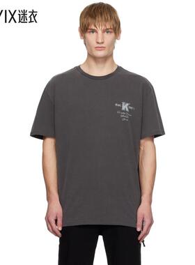 Ksubi  男士 黑色 Lock Up Biggie Faded T 恤 迷衣时尚