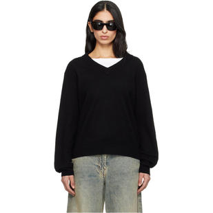 毛衣 女士 黑色 Knit Neck Entire Studios