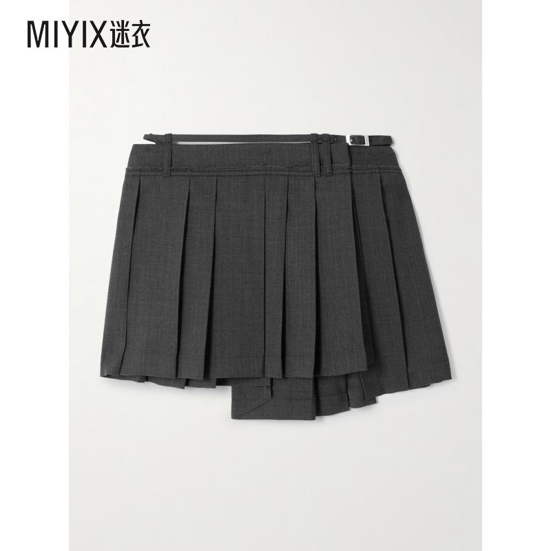 【秋冬新品】Acne Studios 女款ACNE STUDIOS 褶裥迷你半身裙 迷