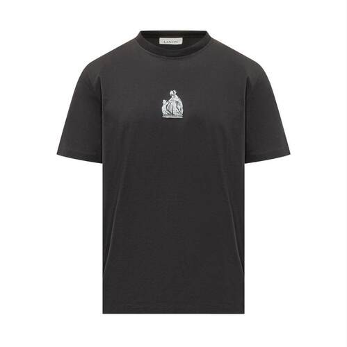 Lanvin 浪凡 男士 SS26 T恤 图案印花圆领 T 恤