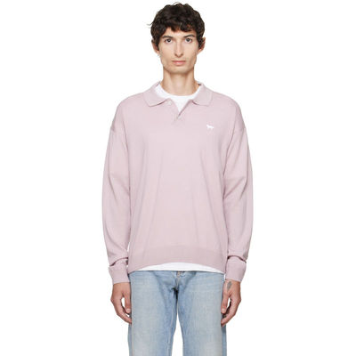 Maison Kitsuné 男士 POLO衫 紫色 Profile Fox Comfort Polo 衫
