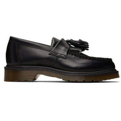 Dr. Martens 马丁博士 女士 乐福鞋 黑色 Adrian Smooth