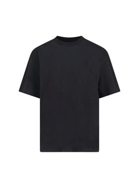 Studio Nicholson 男士 SS26 T恤 Lay 徽标圆领 T 恤