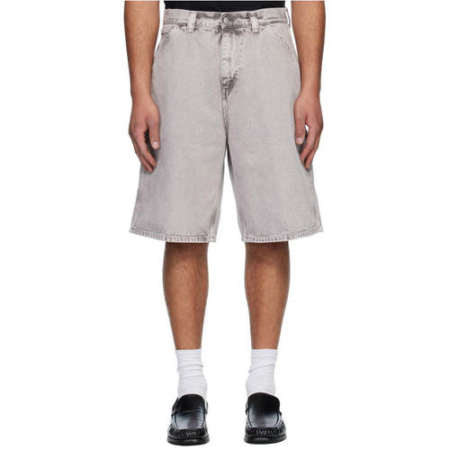 Carhartt WIP 卡哈特 男士 牛仔短裤 灰色 OG Single Knee