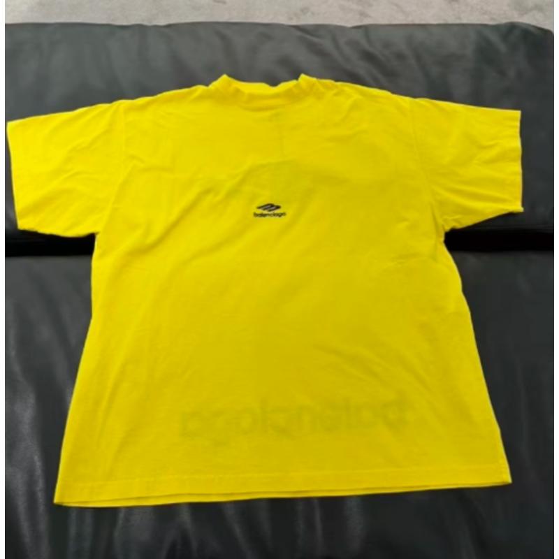 Balenciaga 男士 SS26 POLO衫 and Polos T恤黄色T恤