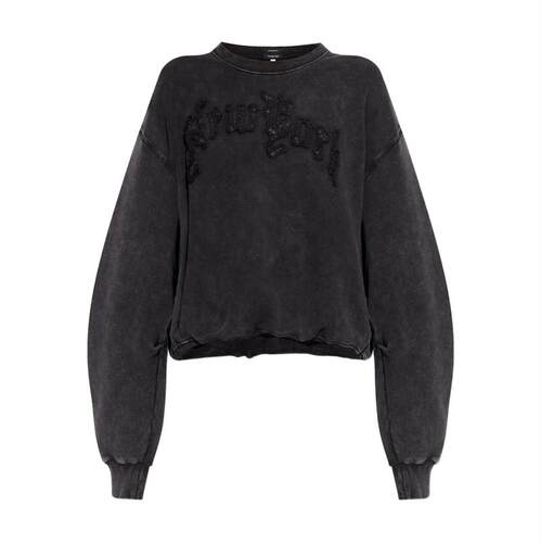 R13 女士 FW25 卫衣 NEW YORK 膨起圆领