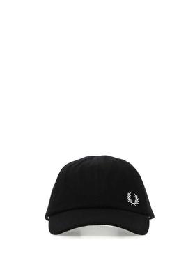 Fred Perry 男士 SS23 棒球帽 黑色 Classic 棒球帽