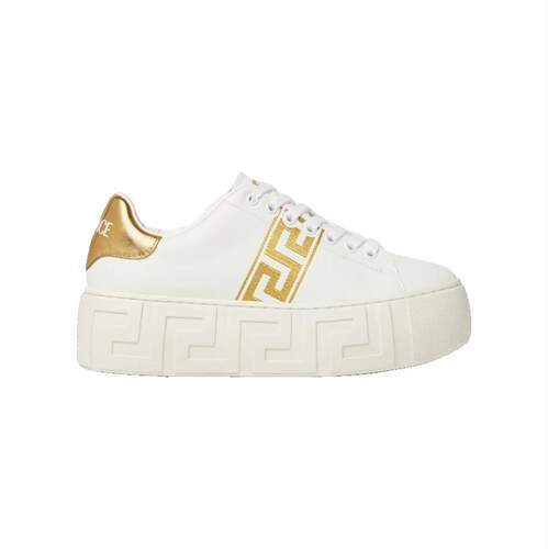 Versace 范思哲 女士 FW26 运动休闲鞋 La Greca刺绣防水台运动鞋