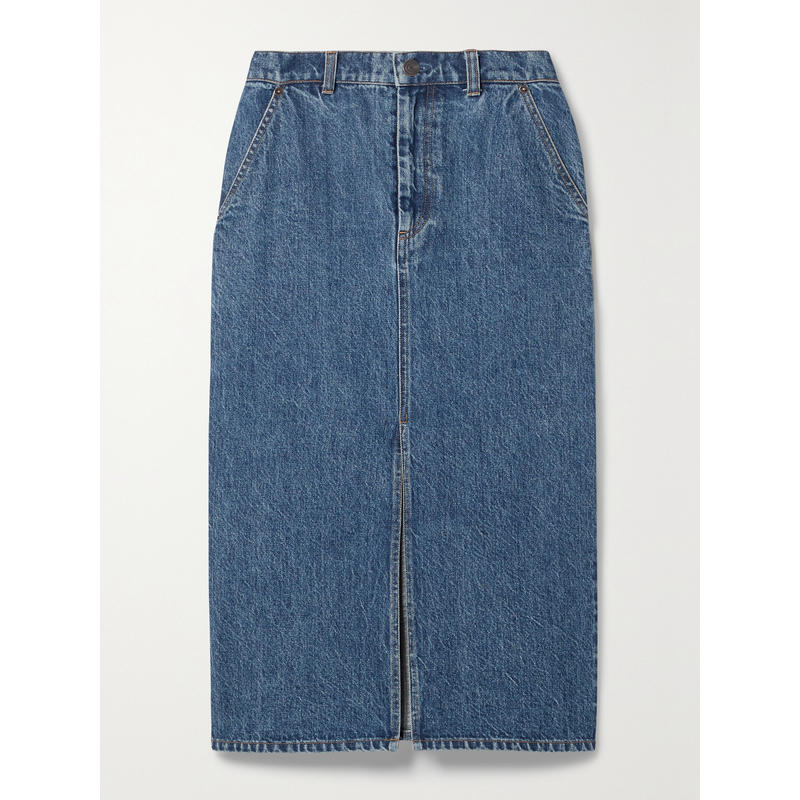 CO-collections 女士中长裙 牛仔半身裙