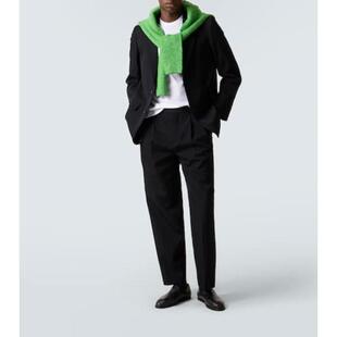 AURALEE 男士 T恤 宽松款棉质针织T恤