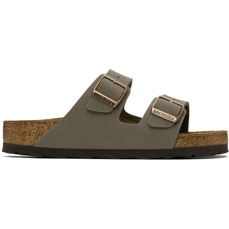 Birkenstock 女士 SS25 凉鞋 灰褐色 Regular Arizona 凉鞋