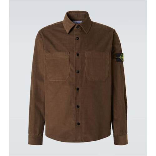 Stone Island 石头岛 男士 夹克 Compass 棉质灯芯绒衬衫式