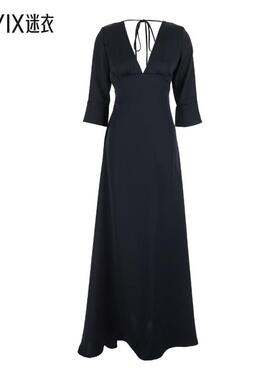 【早秋新品】Plain 女款长袖长款连衣裙 迷衣时尚