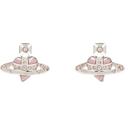 Vivienne Westwood 西太后 女士 耳环 New Diamante Heart 耳钉
