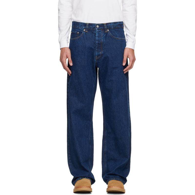 HOPE STHLM 男士 牛仔长裤 蓝色 Loose-Fit Criss 牛仔裤