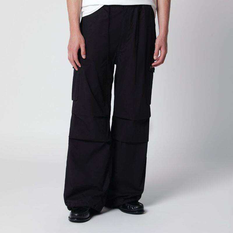 Needles 男士 SS26 长裤 PANTS 军装工装黑色牛津衫(COTTONNYLON)