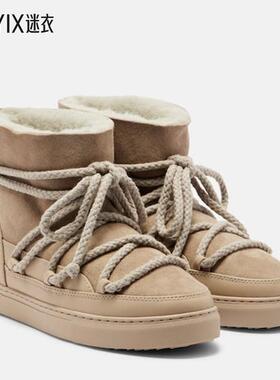 INUIKII 女款经典款绒面革雪地靴 迷衣时尚