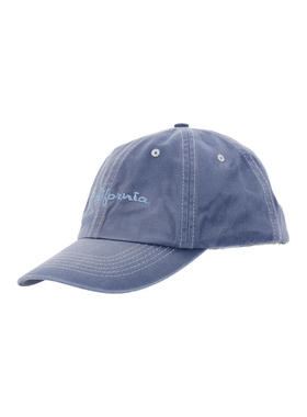 ERL 男士 棒球帽 'California' Lettering on the Front 蓝色棉