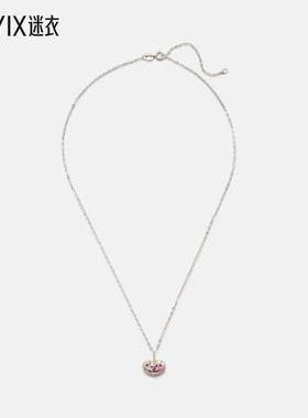 STONE AND STRAND 女款10kt 金色吊坠紫水晶黄玉项链 迷衣时尚