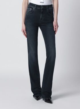 Haikure 女士 SS26 牛仔长裤 VICKY MOON 牛仔裤(黑色)