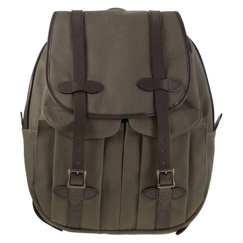 Filson 男士 FW25 双肩包 粗糙斜纹布大号背包