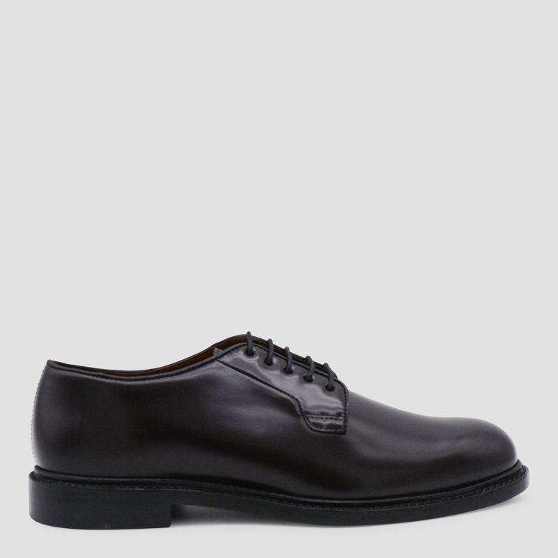 Sebago 仕品高 男士 FW25 休闲皮鞋 MILTON GYW 酒红色皮质绑带鞋