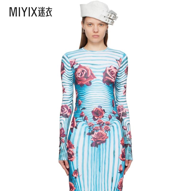 Jean Paul Gaultier 高缇耶女 蓝色 & 红色 Flower Body Morphing