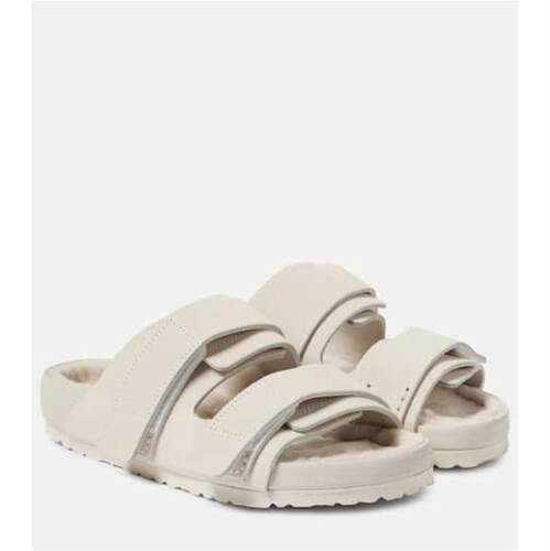 Birkenstock 勃肯 女士 凉拖 x Tekla Uji 绒面革