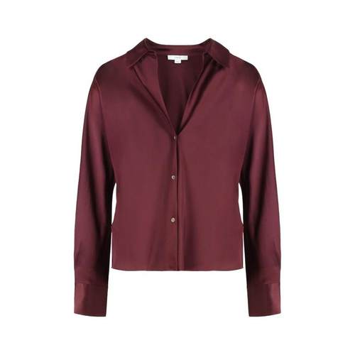 Vince 女士 FW25 衬衫 經典絲質襯衫
