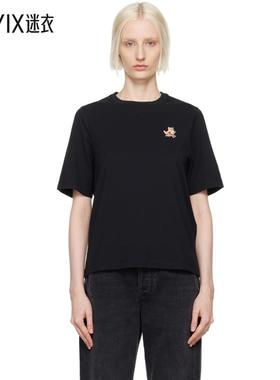 Maison Kitsuné  女 黑色 Speedy Fox Patch Comfort T 恤 迷衣