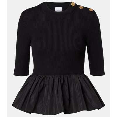 Patou 姜·巴度 女士 毛衣 罗纹针织收腰羊毛上衣